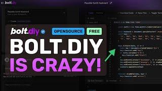 Bolt DIY + Deepseek V3 + Gemini 2.0 : This FREE AI Coder BEATS V0, Bolt & Cursor!