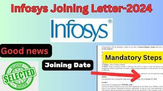 Infosys Joining Letter 2024 |  Joining Date