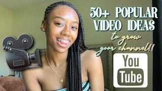 50+ YOUTUBE VIDEO IDEAS TO GAIN SUBSCRIBERS