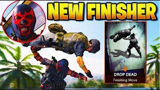 NEW "DROP DEAD" FINISHER MOVE SHOWCASE | DROP DEAD EXECUTION in WARZONE (LUCHADOR REACTIVE BUNDLE)