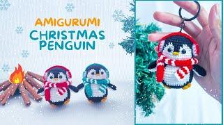 Crochet Amigurumi Christmas Penguin - Crochet Christmas Ornaments | NHÀ LEN