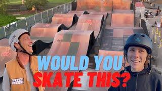 MOST INSANE SKATEPARK WITH JEROMY GREEN