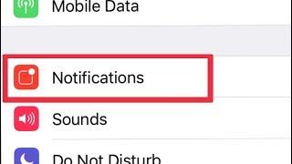 Notification Settings | Show Previous Always,When Unlocked,Newer | Apple iPhone 5,6,7,8