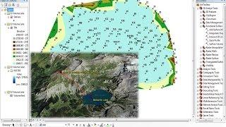 Calculate the volume of lake in ArcGis