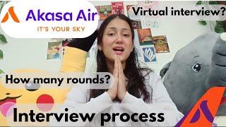 Akasa air interview process| cabin crew