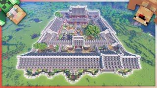 Minecraft: How to build a Chinese/Japanese Courtyard Base #18 | ULTIMATE Oriental Survival Base