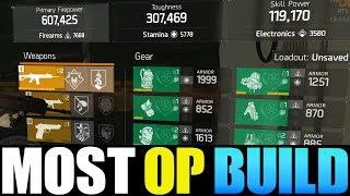 THE DIVISION - MOST OVERPOWERED 1.7 BUILD!! BEST DAMAGE, TOUGHNESS & SKILL POWER BUILD