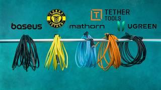 Porównanie kabli do Tetheringu (Tether tools, Cobra Tether, Mathorn, Ugreen, Baseus)