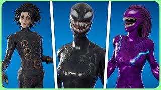 NEW Fortnitemares Collabs Showcased! (She-Venom, Edward Scissorhands, + More!)