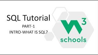 W3schools | W3Schools SQL | W3schools SQL Tutorial | SQL Tutorial for Beginners | SQL Tutorials