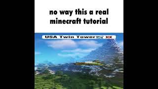 no way this a real minecraft tutorial ️️️