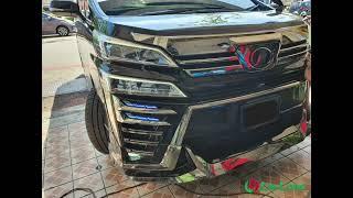 Toyota Vellfire  2018 2019 2020 front bumper Daylight