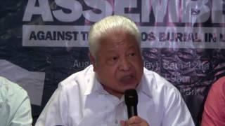 Cardinal sins make Marcos unfit for hero's burial—Lagman