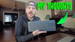 Logitech K400 Plus Wireless Touch TV Keyboard Review