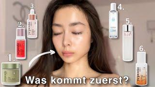 Skincare Layering wie die KOREANER/ richtig layern für Korean Glass Skin