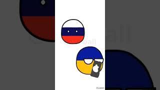 Ukraine vs russia #countryballs #countries #flags #Ukraine #animation #UA_ball #fyp #shorts