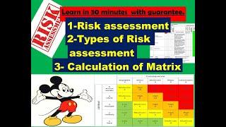 Types of Risk assessments | how to calculate Risk Matrix | how to fill Risk Assessment Formats |