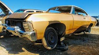 1967 Chevy Impala Abandoned Lowrider Project Junkyard Find