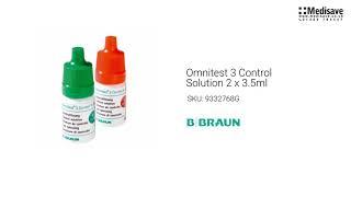 Omnitest 3 Control Solution 2 x 3 5ml 9332768G