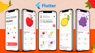 Flutter Fruit-Shop Design | Speed Code