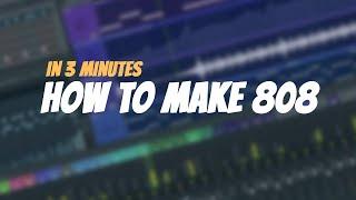 How To Make 808 In 3 Minutes | Only With Stock Plugins | FL Studio Tutorial