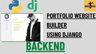 portfolio website builder using django | backend