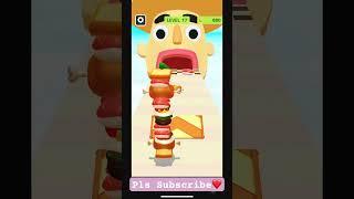 Giga Sandwich | Stacking Game #games #gaming #sandwich #shorts