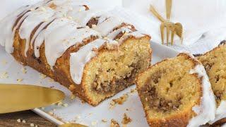 Saftiger Zimtkuchen mit Nüssfüllung I Dieser Kuchen schreit nach Herbst