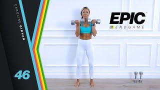 UNBREAKABLE Upper Body Workout - Shoulders, Chest & Triceps | EPIC Endgame Day 46