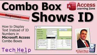 How to Display Text Instead of ID Numbers in Microsoft Access Combo Boxes