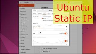 How to use a static IP on Ubuntu 22.04