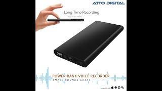 Instructional Video - poweREC Voice Recorder Power Bank 5000 mAh by aTTo digital