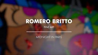 Midnight in Paris | Limited Edition Print | 24in x 40in | Romero Britto Fine Art