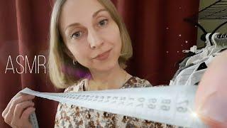 АСМР Ателье 🪡 Снятие Мерок ️ Корректирую Выкройку на Вас  ASMR Taylor 🪡 Measuring 