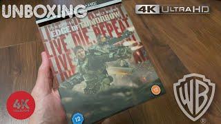 Edge of tomorrow. Live. Die. Repeat. 4k UltraHD Blu-ray collectors steelbook unboxing.