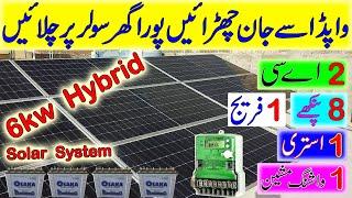 6kw Hybrid Solar System Installation for Complete Home | Canadian Panels | Inverex Nitrox Inverter