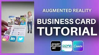 Augmented Reality Business Card TUTORIAL for web