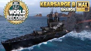 Schlachtschiff Kearsarge B: Schadensweltrekord auf der Karte Shards – World of Warships