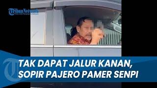 KRONOLOGI SOPIR PAJERO PAMER SENPI di Fly Over Kalibata, Diduga Ingin Rebut Jalur Kanan.