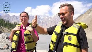 Rafting on Hunza River