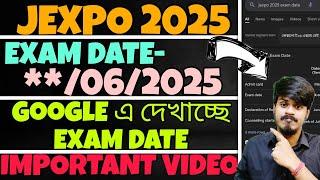 Jexpo 2025 Exam date| Jexpo 2025 Form Fill up date| Jexpo West Bengal Polytechnic Entrance Exam Date