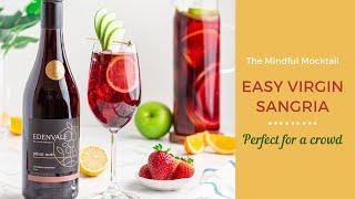 Virgin Sangria Recipe | Non-Alcoholic Sangria Mocktail - The Mindful Mocktail