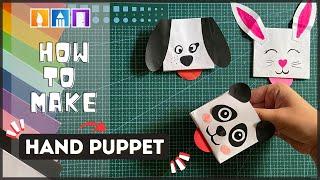 DIY Hand Puppet Idea| Paper Crafts for Kids | Origami Panda Hand Puppet 