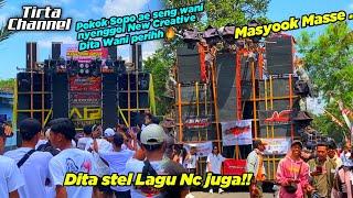 Dita Di Pantau Pak Saji NC Langsung Ngegass, Dita Audio ft.New Creative Saling Bacotan sebelum start