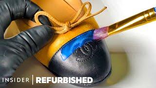 How $750 Chanel Ballet Flats Are Professionally Restored | Refurbished
