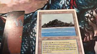 MTG Revised Tropical Island - Zoomed in