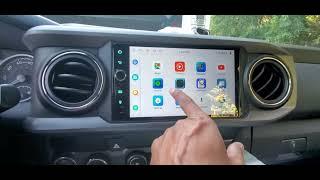 New Joying Car Stereo with Android 12 installation on 2020 Toyota Tacoma