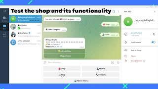 How to create shop bot in telegram in a minute)