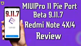 MIUIPro 11 Beta 9.11.7 Pie Port for Redmi Note 4X/4 (Mido) Review - Almost Stable