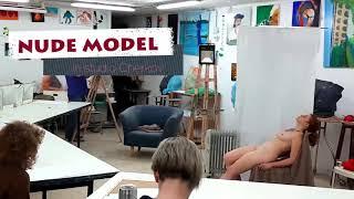 Nude Model Class at Art Studio Cherkov #6